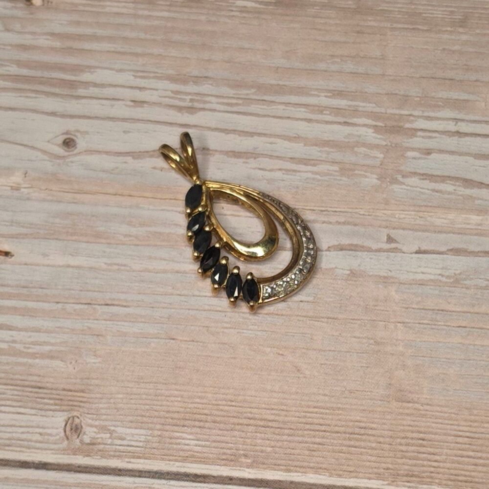 Black Sapphire Pendant